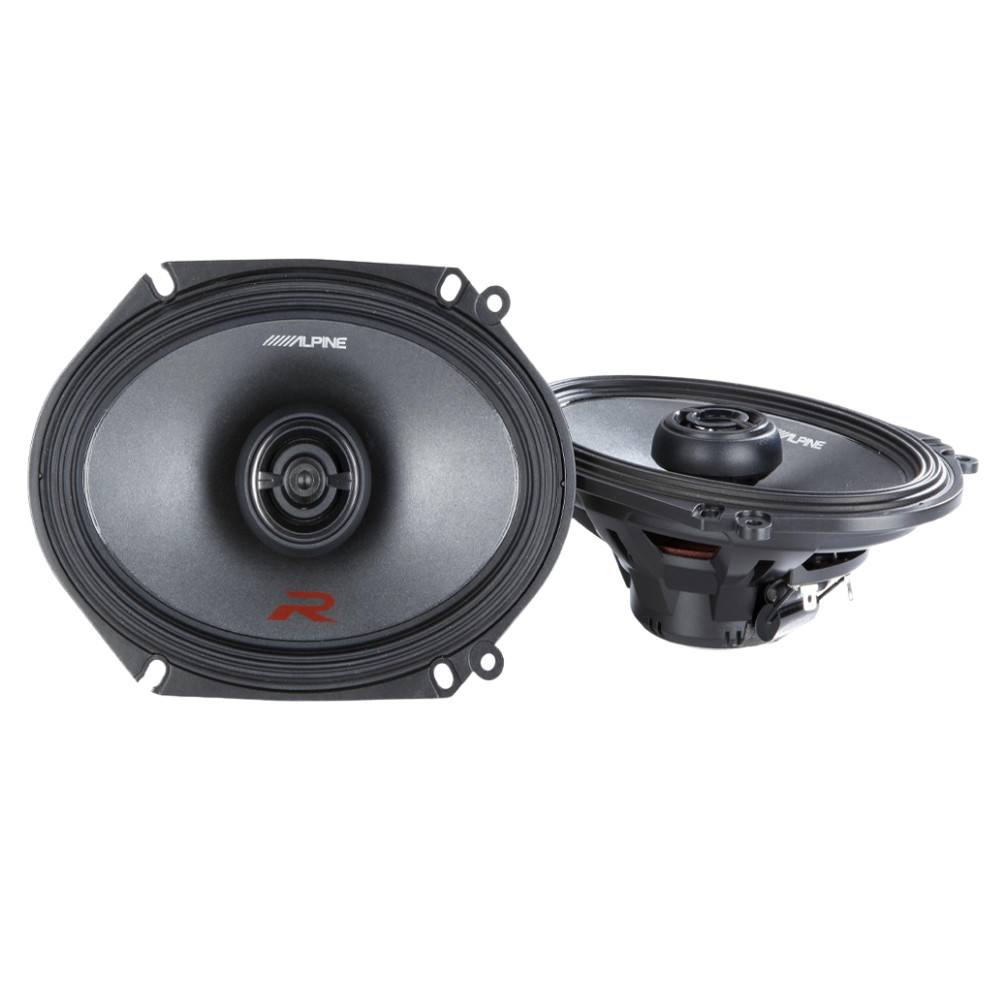 Alpine 2 Pack R-S68 R Series 6x8 Inch Coaxial 2 Way 300 Watts Car